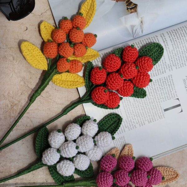 crochet-berry-flower