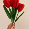 Crochet Open Tulip Stick