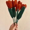 Crochet Open Tulip Stick