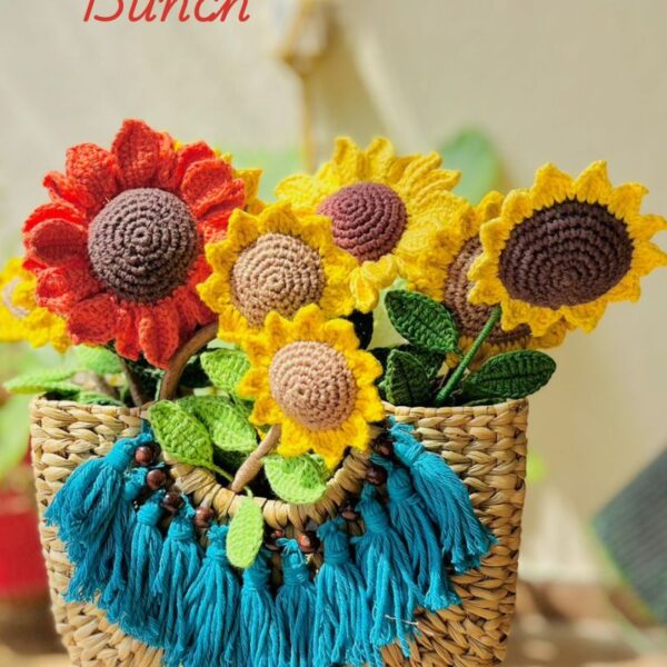 crochet-sunflower-blush-bouquet