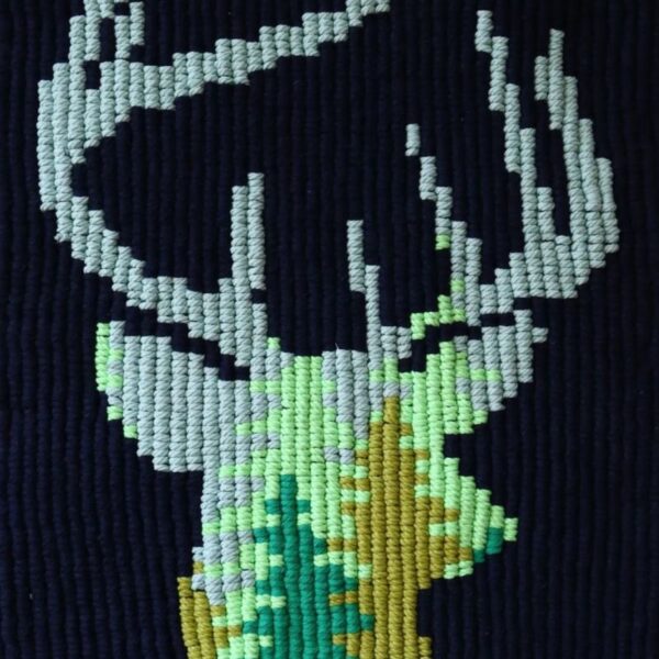 deer-pixel-wall-hanging