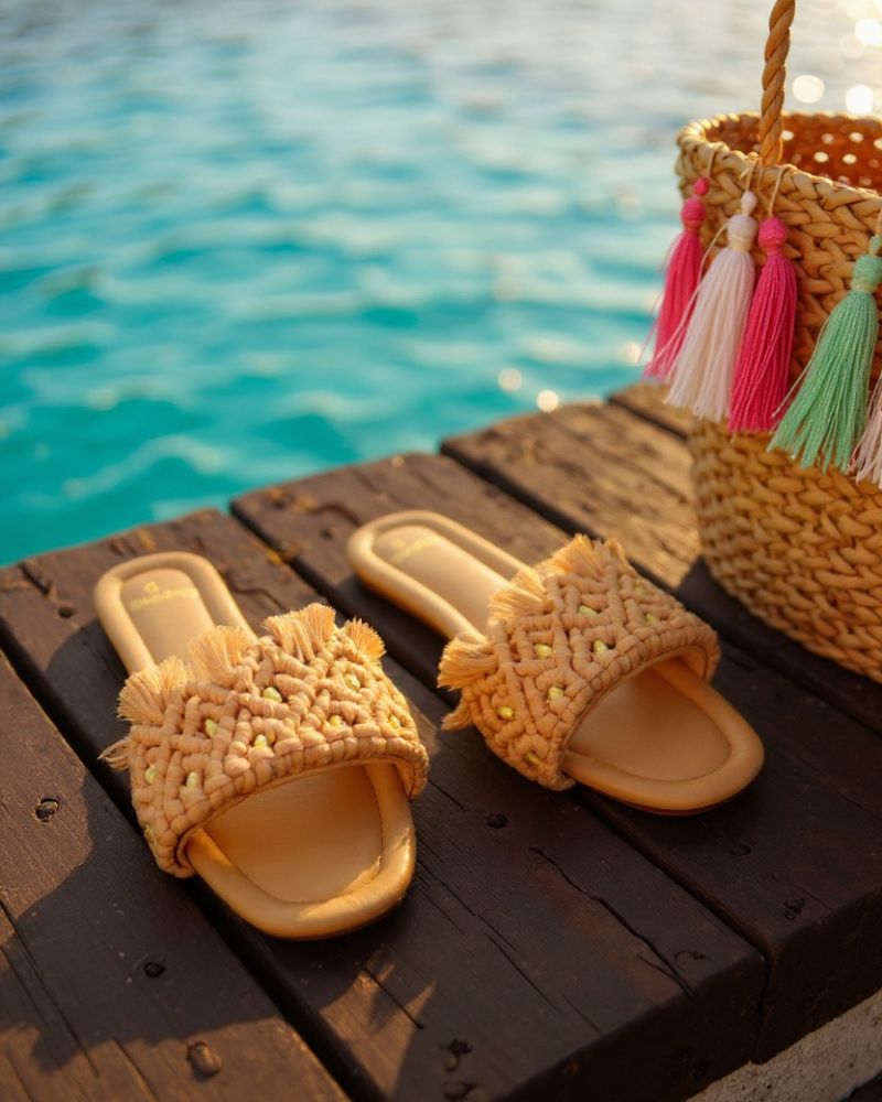 Beige-sandals