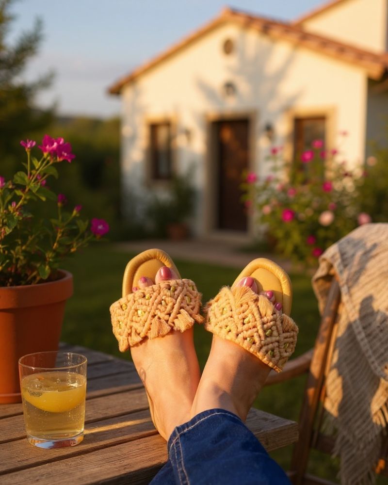 Beige-sandals