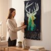 deer-pixel-wall-hanging