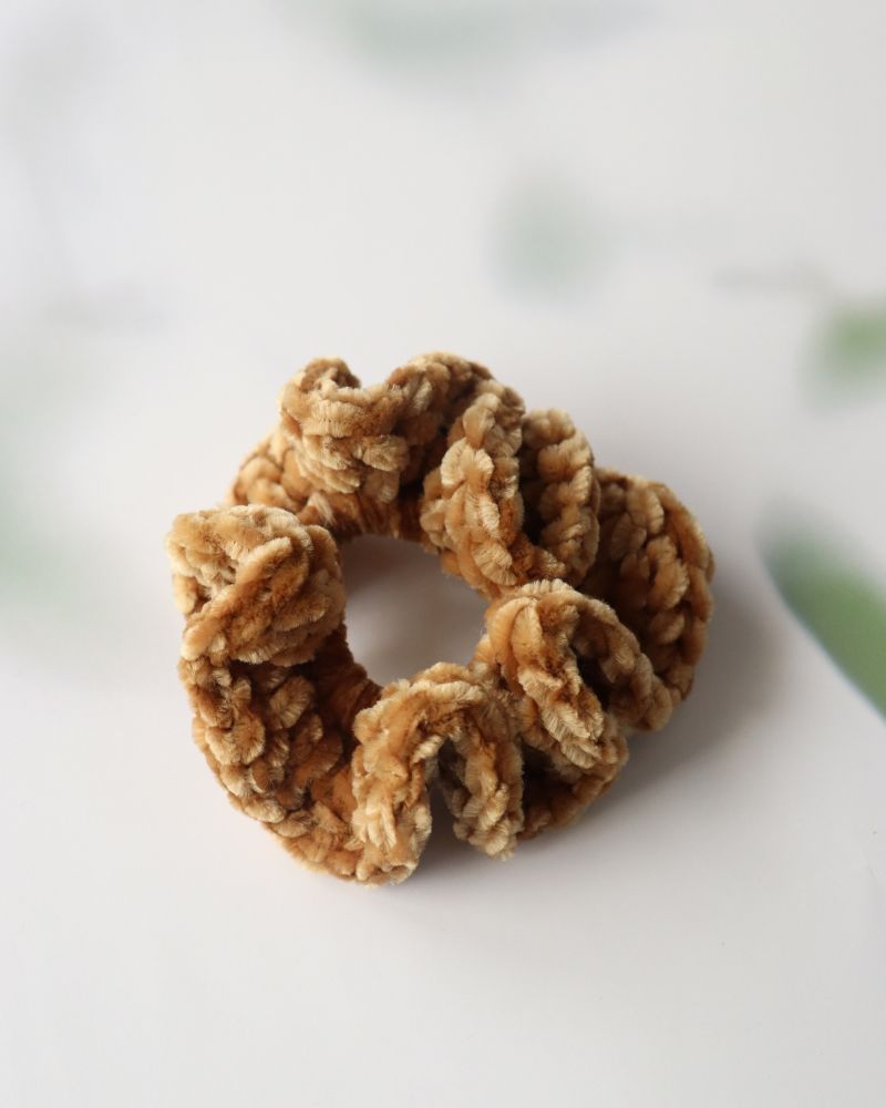 brown-velvet-scrunchie