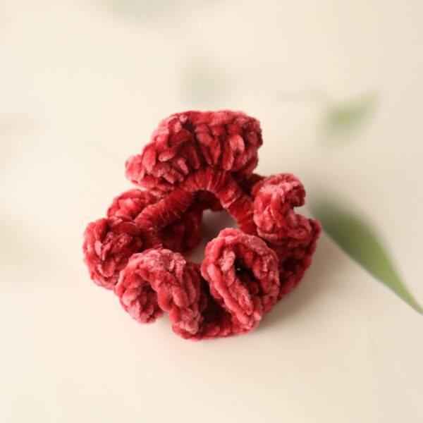 Maroon-velvet-scrunchie