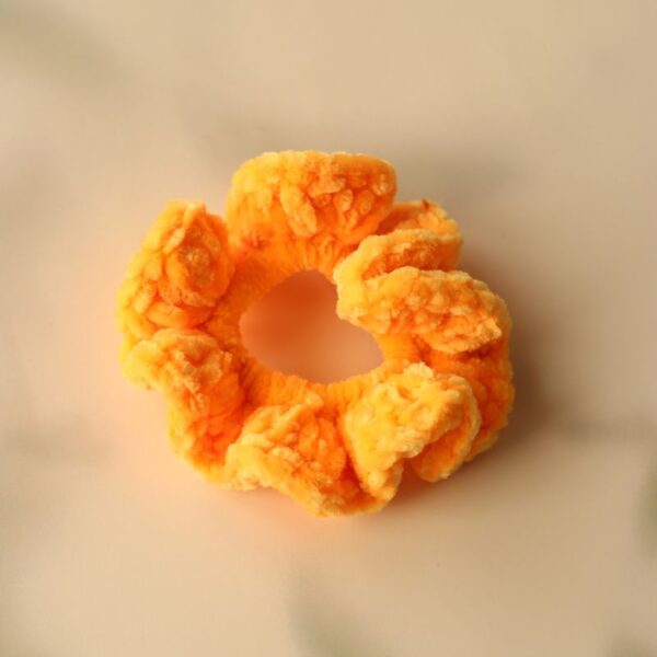 Yellow-velvet-scrunchie