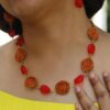 Crochet-orange-neck-set-4