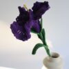 Crochet-Purple-iris-flower