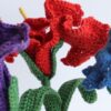 Crochet-red-iris-flower Crochet-red-iris-flower