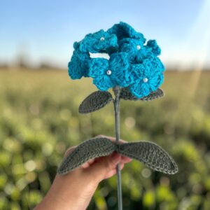 crochet-hydrangea-flower