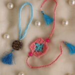 pink-blue-crochet-rakhi-lumba-set