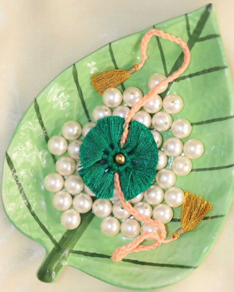 Crochet-Tasseled-Rakhi Crochet-Tasseled-Rakhi