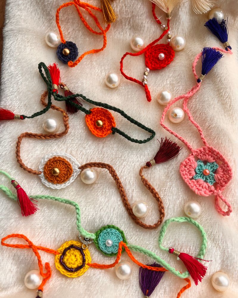 Crochet-Rakhi-Combo