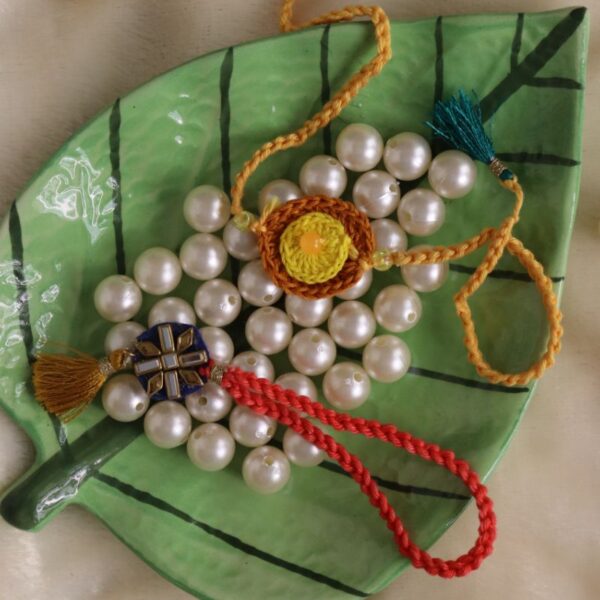Red-Yellow-Rakhi-Lumba-Set